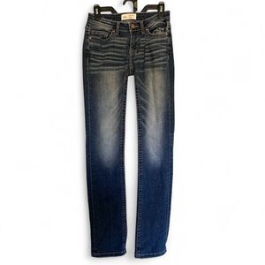 BKE Stella Straight Jeans Stretch Low Rise Slim Fit Size 24